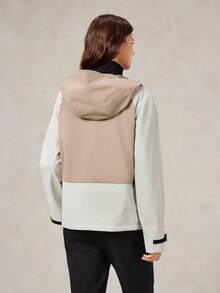 OutZeal 女士冲锋衣 徒步露营 防水防风 带帽户外夹克 春秋季 - 彩色 - 查看 9