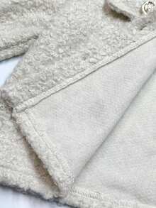 Elladie kids 2pcs/Set Girls Teens Autumn/Winter Fashion Plaid Lapel Long Sleeve Jacket & Skirt Set, Elegant Casual Commuting Outfit, Korean Style