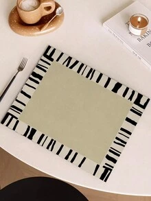 Christmas Nordic Leather Placemats Set, Scandinavian Style Table Decorations, Housewarming Party And Holiday Gifts, High-Quality Placemats, Suitable For Dinner Parties And Coffee Tables - Multicolor - View 1