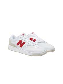 New Balance BB80 Sneakers - Red and White - View 2