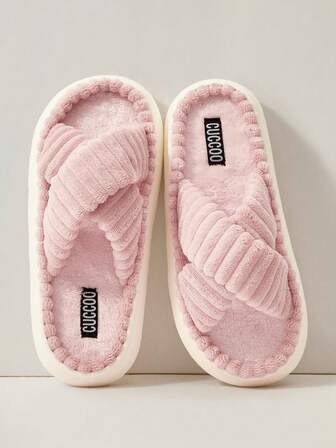 Cuccoo Women's Comfortable Solid Color Casual Home Slippers Casual School Supplies Back To School Spring Shoes Spring Break Easter