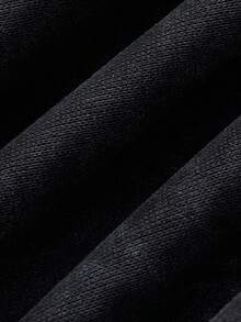 SHEIN Tween-Jungen Sweatshirt im Loose Fit mit bestickter Nummer, lässig und bequem für den Alltag