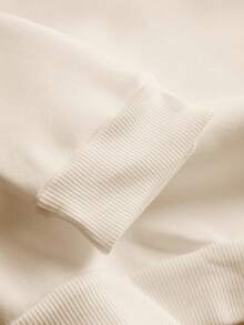 INAWLY 女士圣诞树印花圆领运动衫 - 杏色 - 查看 3