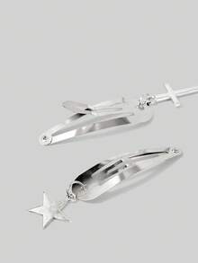 Y2Kool PINZA DE PELO - Plateado - Ver 4