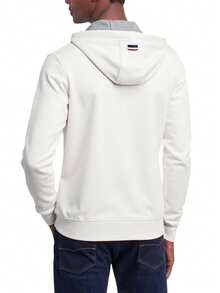 US Polo Assn Men's Zip-Up Sweatshirt White - 白色 - 查看 2