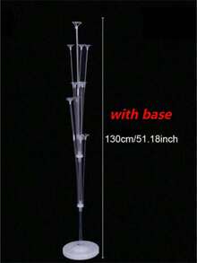 70/130/160 厘米气球支架套件，带底座和杆的气球柱，适用于婚礼生日派对装饰、圣诞派对用品