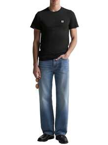 Diesel T-Diegos-K30 Men's T-Shirts Black - Black - View 3