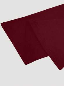 Sweetra 1 件女式纯色美人鱼下摆长款优雅挂脖连衣裙超长款女装 - 玫瑰紅 - 查看 4