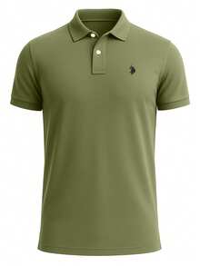 King Men's Polo Shirt Green - Olive Green - View 4