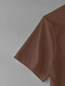 INAWLY Camiseta de manga corta casual con estampado de letras para mujer, verano