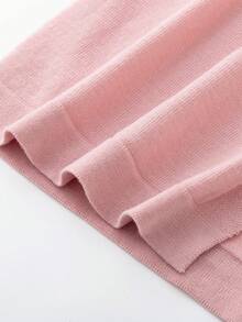 Manfinity Homme Men's Casual Solid Color Hooded Long Sleeve Cardigan, Autumn - Pink - View 6