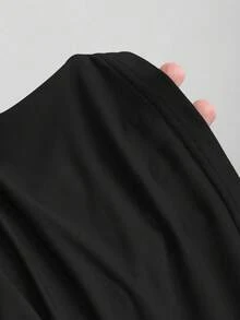 Sweetra 3件套女士百搭露肩长袖短款上衣，舒适亲肤，修身 - 彩色 - 查看 7