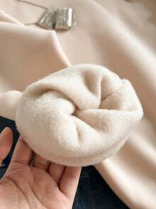 Tween Girls' Casual Street Leopard Faux Fur Hat, Five-Pointed Star & Leopard Print Pattern, Suitable For Street Style, Hooded Sweatshirt - Multicolor - View 6