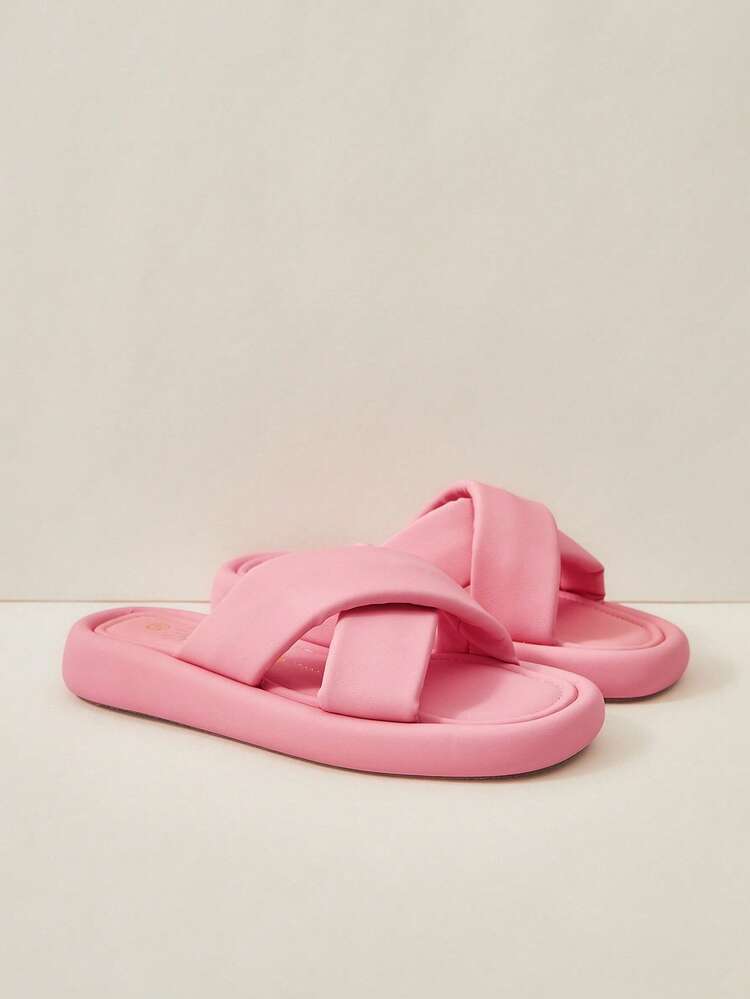 Women's Fashionable & Comfortable Pink Platform Sandals