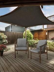 1 件 79x79 英寸 79x118 英寸重型遮阳布黑色密织防紫外线网适用于户外阳台花园植物温室夏季防晒