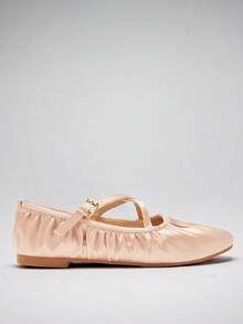 Solezae Bailarinas casuales versátiles para ir y venir - Rosa coral - Ver 6