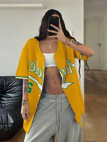 StreetHx 女式夏季休闲街头服饰浅蓝色衬衫