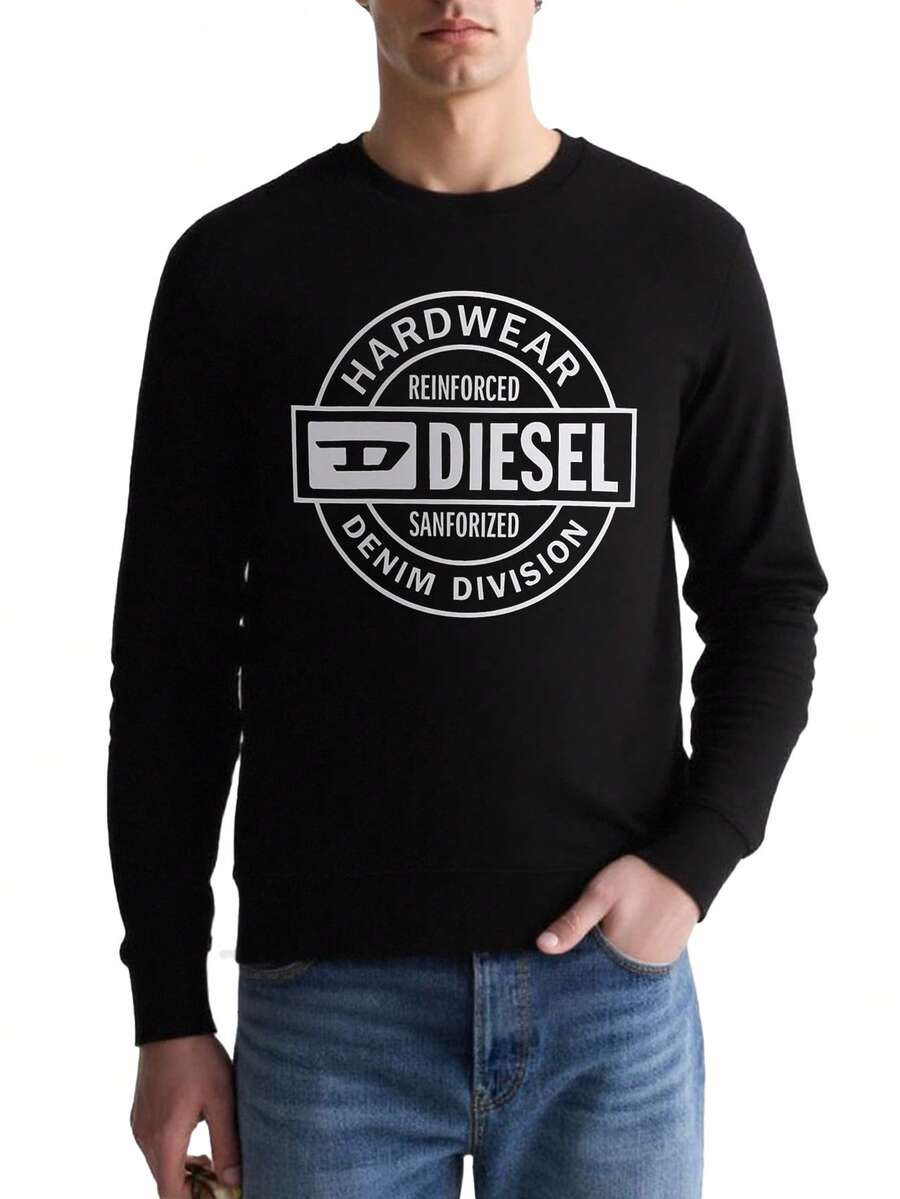 Men's Sweatshirt Black - Black - View 1