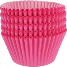 Pink Baking Cups, 100/200/500 Pieces Paper Cupcake Liners Wrappers Nonstick Muffin Molds Baking Cup Holders For Party, Wedding, Birthday, Christmas - Pink - View 1