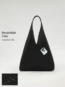 GLOWMODE Bolsa de bolso reversível repelente de água de nylon 18L com logotipo bordado para viagem casual diária