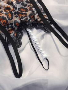 Bare Chapter 大码性感豹纹内衣内裤