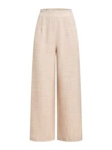 Ellevyn Damen eleganter Büroanzug Weste & Hose 2-teiliges Set, hochwertige Business Formalbekleidung mit Futter, vielseitig einsetzbar im Herbst/Winter - Khaki - Übersicht 5