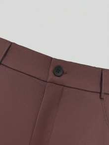 Manfinity Nomadique 男士棕色斜纹布喇叭休闲棕色裤，波西米亚西部牛仔户外音乐节裤，夜总会酒吧，男朋友/丈夫礼物，周年纪念礼物，秋季