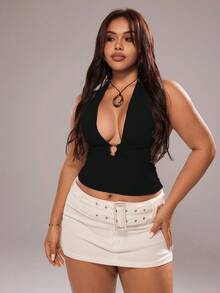 Rustia American Style Sexy Streetwear Spaghetti Strap Camisole Top For Women