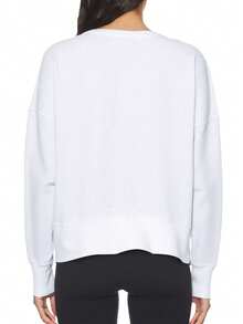 DKNY Women's Sweatshirt Grey - Grey - View 2