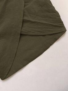 Camiseta sin mangas ajustada de punto con estampado de lunares y espalda descubierta para el verano, conjunto de verano para mujer, top elegante, top con lunares, top de verano - Verde - Ver 2