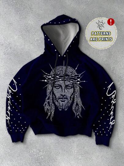 PAVTROS 남성용 드로스트링 패셔너블 크리에이티브 샤이니 캐주얼 후드티, 가을용