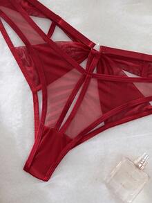 SHEIN 女士性感前后镂空内裤，适合情人节和女朋友