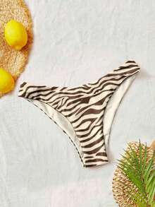 Swim Vcay All-Over Print Split Strap Bikini Swimsuit Set For Summer Beach Vacation