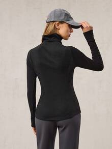 OutZeal Damska ciepła, miękka, szczotkowana koszulka z długim rękawem i kołnierzem typu cowlneck, na co dzień, na jesień i zimę