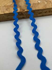 1条多色涤纶锯齿形丝带 DIY手工材料 礼品包装 蝴蝶结制作 婚礼 圣诞节 节日派对装饰材料