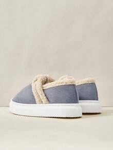 Cuccoo 女士雪地靴，保暖内衬，厚底，防水防滑，冬季室内家居拖鞋