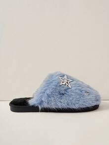 Cuccoo Women's Casual Slip-On House Slippers, Minimalist & Fashion For Daily Wear For Christmas And New Year Holiday Vibe Fall And Winter