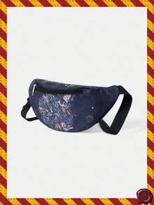 HARRY POTTER X SHEIN 图形防水可调节腰包 - 星空色 - 查看 5