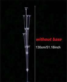 70/130/160 厘米气球支架套件，带底座和杆的气球柱，适用于婚礼生日派对装饰、圣诞派对用品