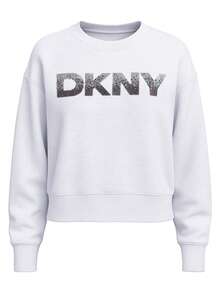 DKNY Women's Sweatshirt Grey - Grey - View 4