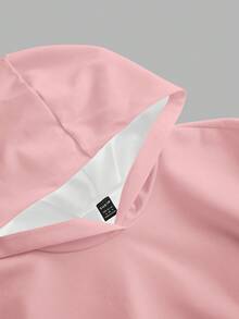 SHEIN EZwear 女士休闲简约度假海洋海龟印花卫衣，适合秋冬季穿着 - 彩色 - 查看 4