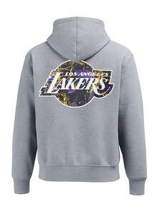 Los Angeles Lakers Men's Hoodies Grey - Grey - View 2