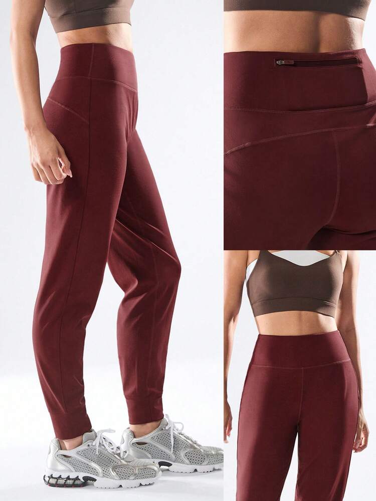 FeatherFit™-Warm Cozy Warm Regular Fit Jogger With Back Zip Pocket Daily Casual Autumn Winter