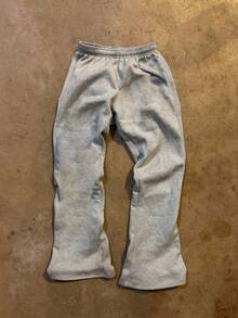 Glimmora Women's Contrast Color Letter Print Fashion Pants