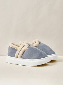 Cuccoo 女士雪地靴，保暖内衬，厚底，防水防滑，冬季室内家居拖鞋