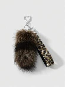 ROMWE Goth Bag Charms - Brown - View 13