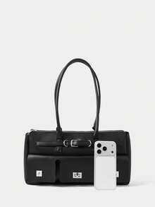 SHECARRY حقيبة نسائية - الأسود - مشاهدة 4