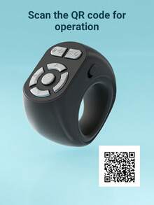 Teckwe 全新无线滚动环，无线遥控翻页器，照片点击器观看短视频、拍照、听音乐，可满足您的所有需求，兼容 iOS 安卓系统