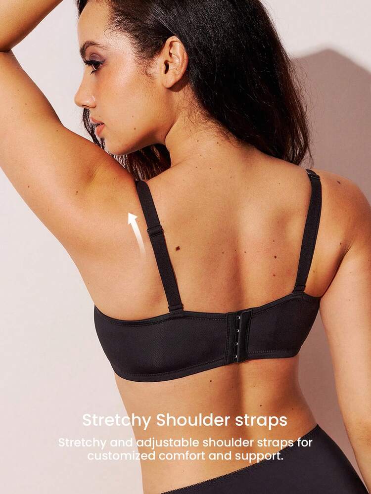 Lace Push-Up Longline Balconette Bra