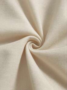 Airaco 女式纯色长袖休闲复古美式拉链连帽衫 - 杏色 - 查看 7